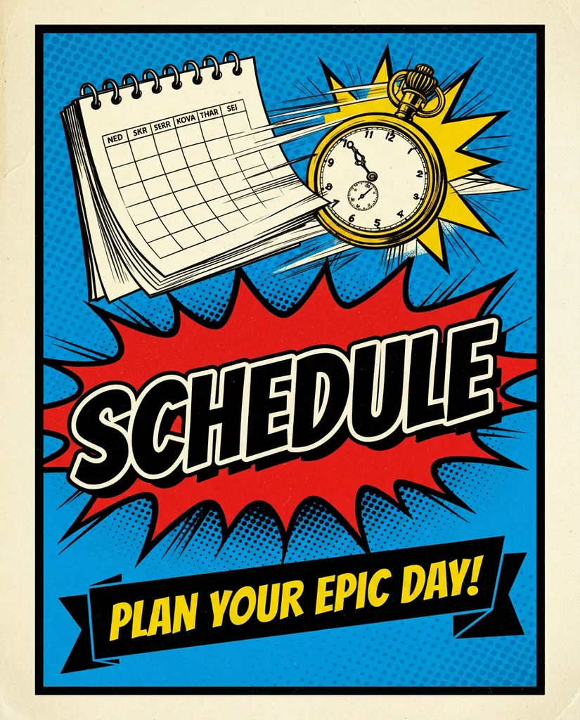 Schedule — plan your epic day